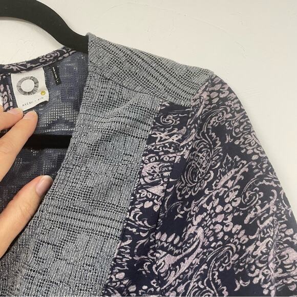 Akemi & Kin Paisley Print 3/4 Sleeve Flare Boho Blouse Womens S Cottage Core - Picture 5 of 10